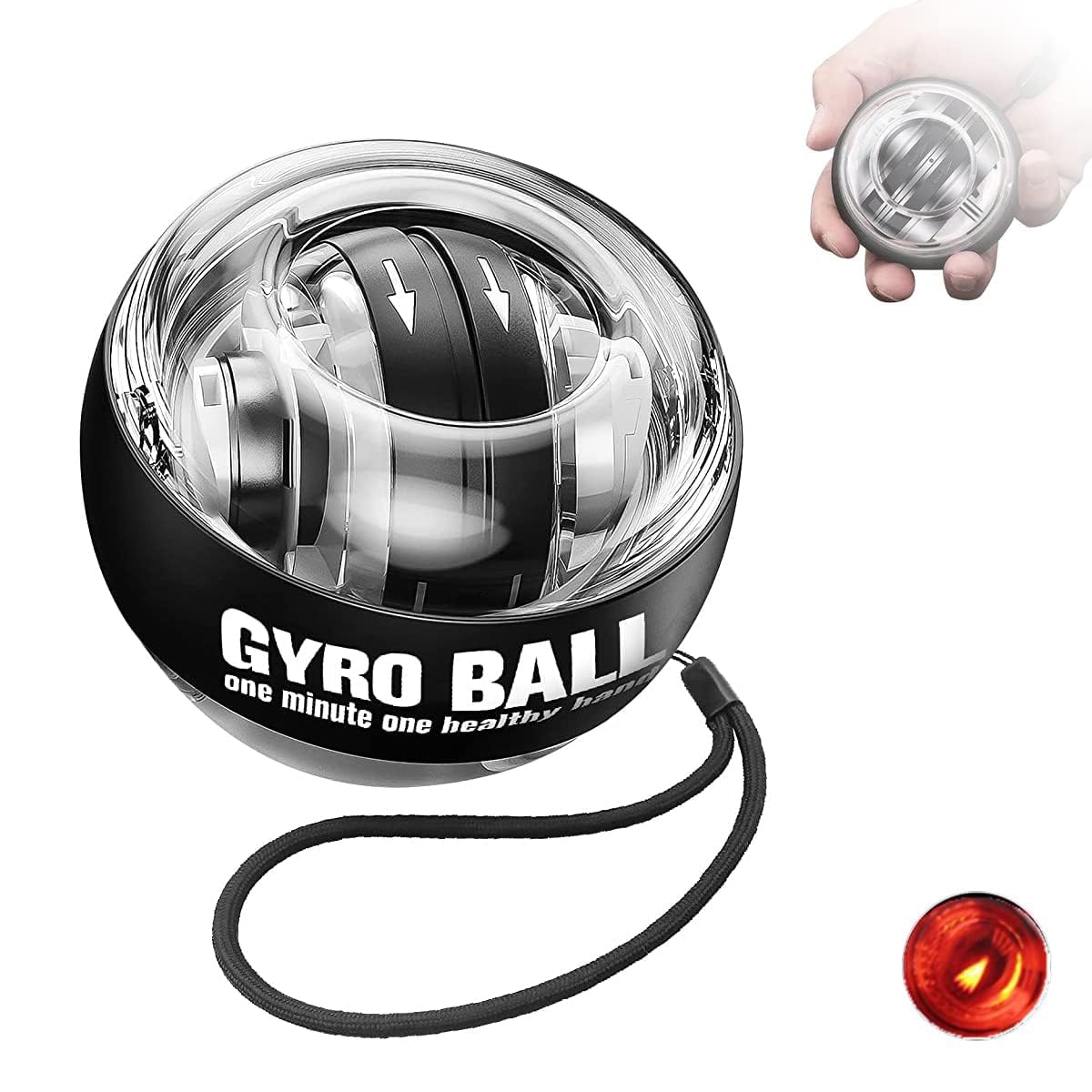 zurkey Wrist Trainer Ball Auto-Start Excerises Arm Strengthener Essential Gyroscopic Wrist and Forearm Exerciser Wrist Ball for Stronger Muscle and Bones Workout, Silicone ( Multi Color ) (B0CDKTRP2M) Amazon Price History, Amazon Price Tracker