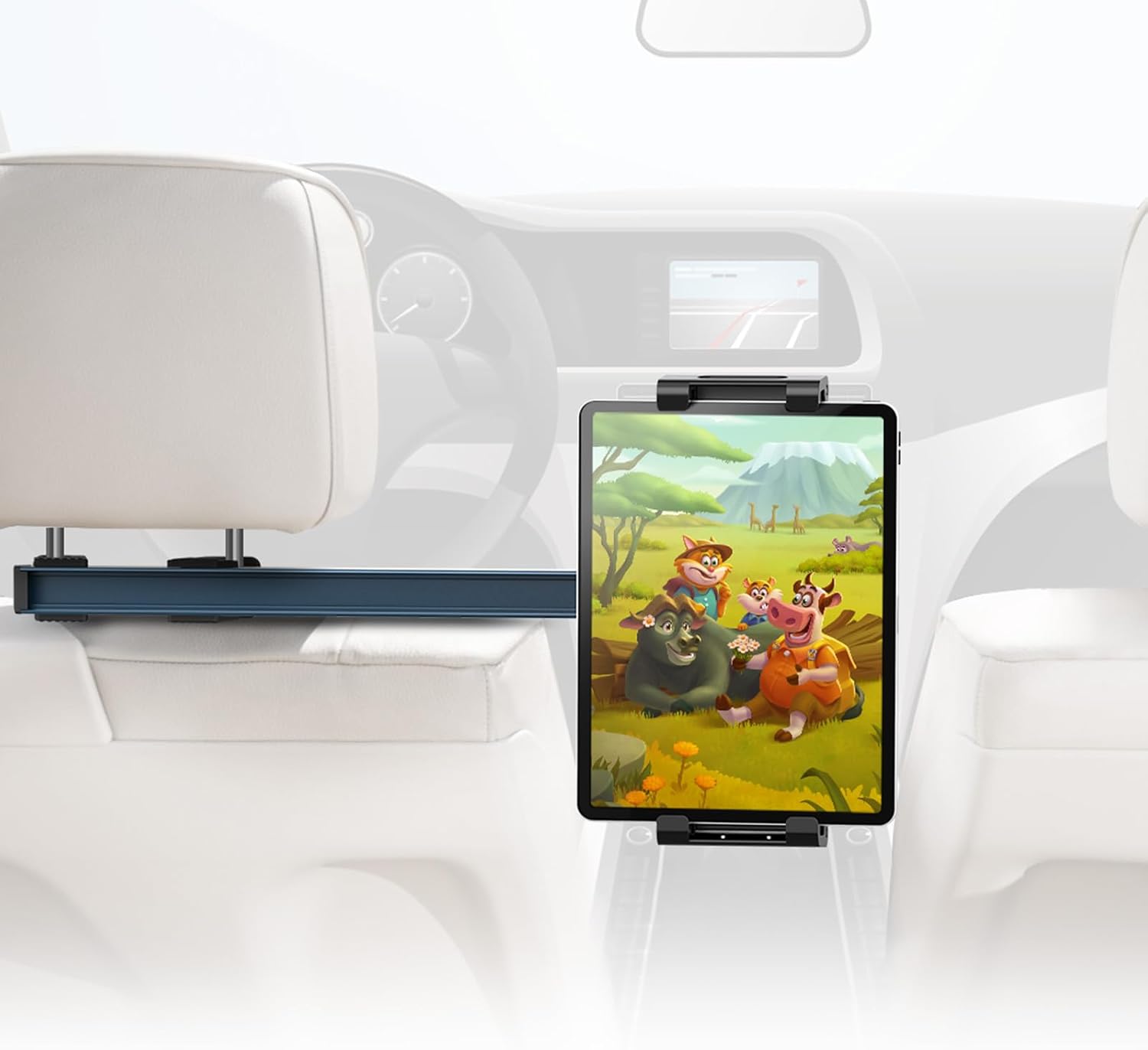 ULANZI Tablet Holder for Car, iPad Holder for Car Backseat