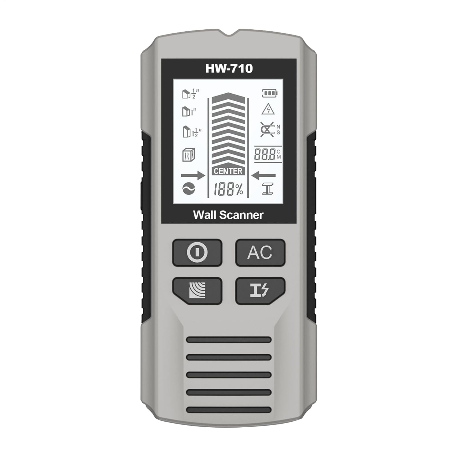 Détecteur de métaux à main portable et outil de fond de stud bois