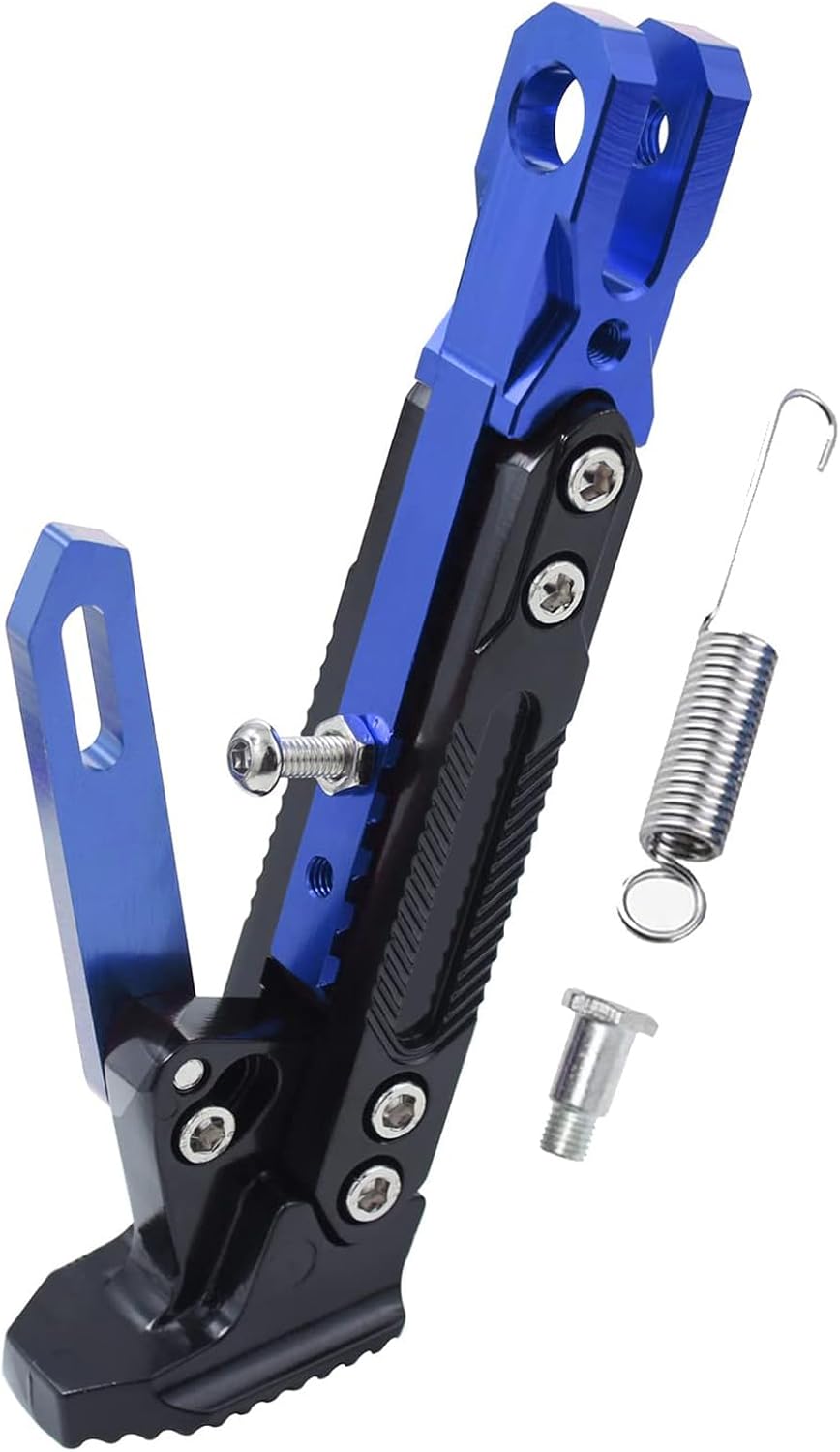 Motorcycle Kickstand for Honda Gold Wing Tour Airbag Automatic DCT/Gold Wing Tour Automatic DCT, Adjustable Universal Aluminum Side Stand for Motorbike Heavy Duty Parking Support Foot