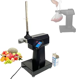 U-Shaped Sausage Tying Machine, Food Packaging Sealer Stapler with Digital Control Panel, Anti-Pinch Design, Automatic Binding