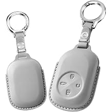 Fit for Chery Key Fob Cover Compatible with Chery Fulwin T10 T9 T8 A8L A9L Intelligent Auto Key fob Cover Automotive Interior Accessories 4 Buttons Grey