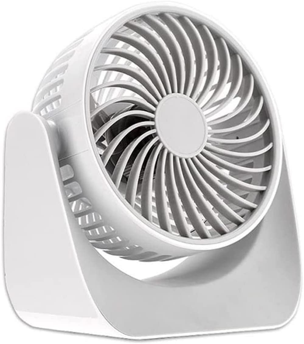 Photo 1 of Desk Fan, USB Mini Desk Fan, 3 Speed 360° Adjustable Portable Personal Fan For Office Home Bedroom Desktop (White)