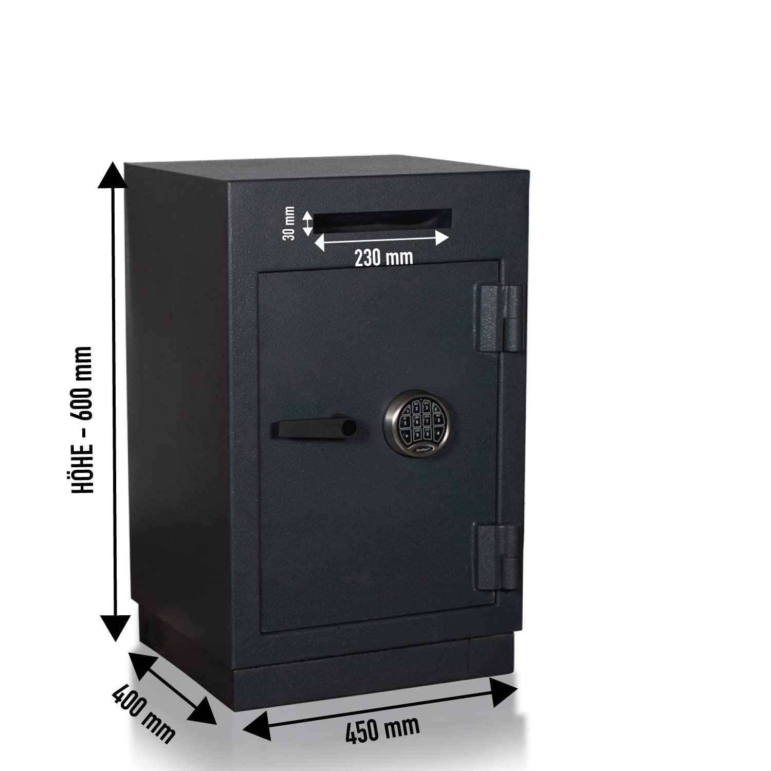 Einwurftresor | Geschäftskunden | Deposittresor 210kG | Sicherheitsstufe B
