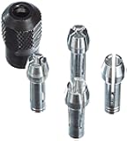 Dremel 4485 Collets Kit, Accessory Set with 4 Collets and 1 Collet Nut for Rotary Tools