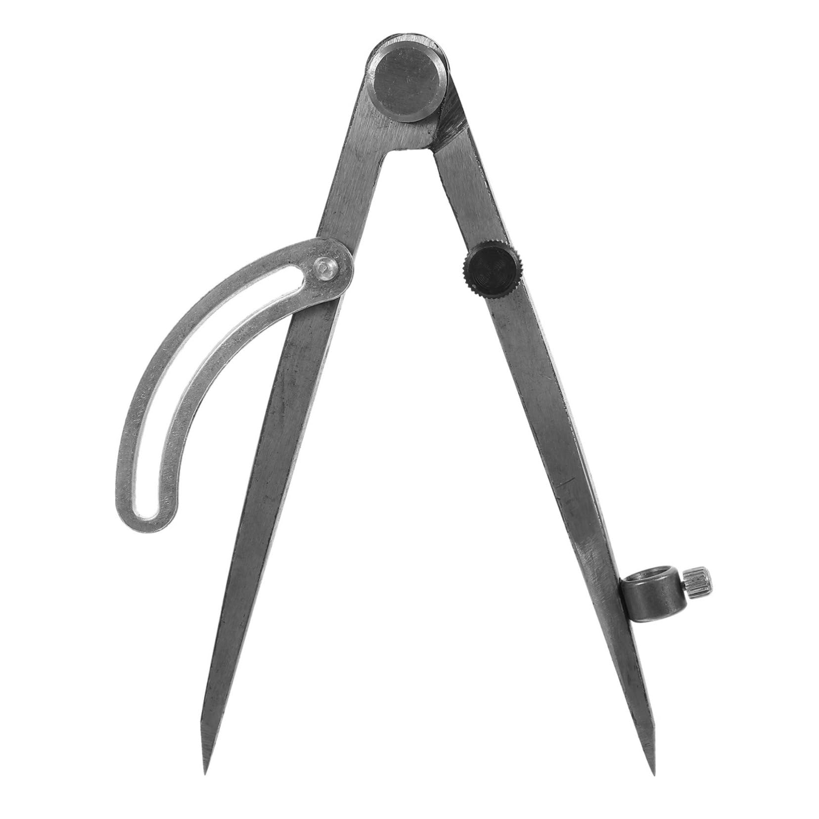5 Pièces Jauge De Marquage Compas Boussole Multifonction En Cuir Boussole Pour Le Travail Du Bois Boussole à Ressort Jauges De Traçage Portables Outil Diviseur Silver Acier Carbone