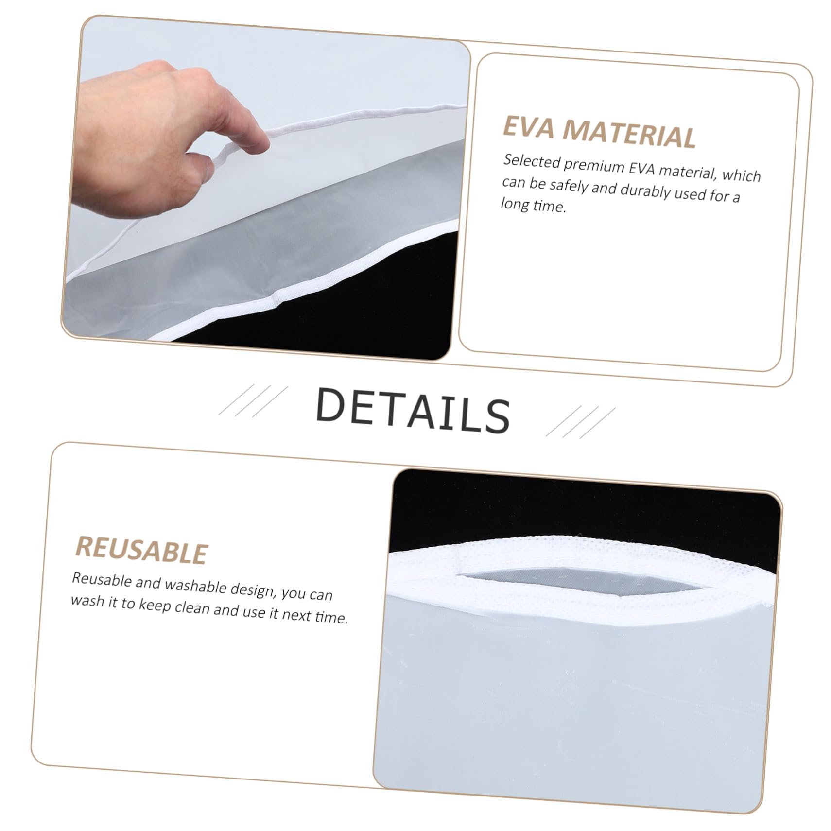 10 piezas Funda Protectora para Ropa Colgante Translúcida Resistente al Polvo para Armario Hogar Reutilizable y Fácil Limpieza