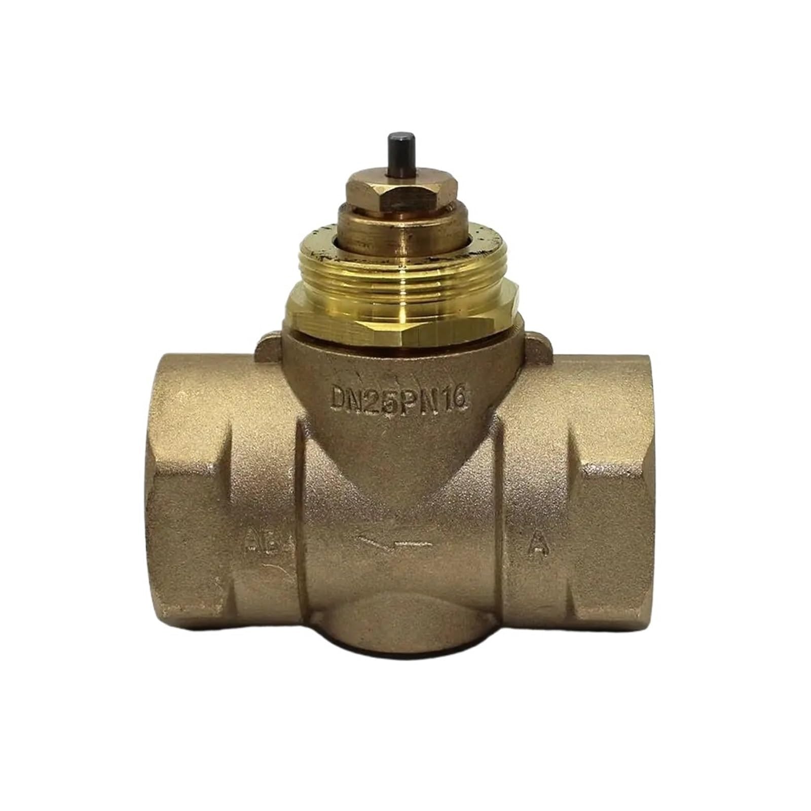 PXQCHAVLN Brass two-way valve DN25 Electric Thermal Actuator valve M30 x 1.5 for thermal actuator and radiator thermostatic valve