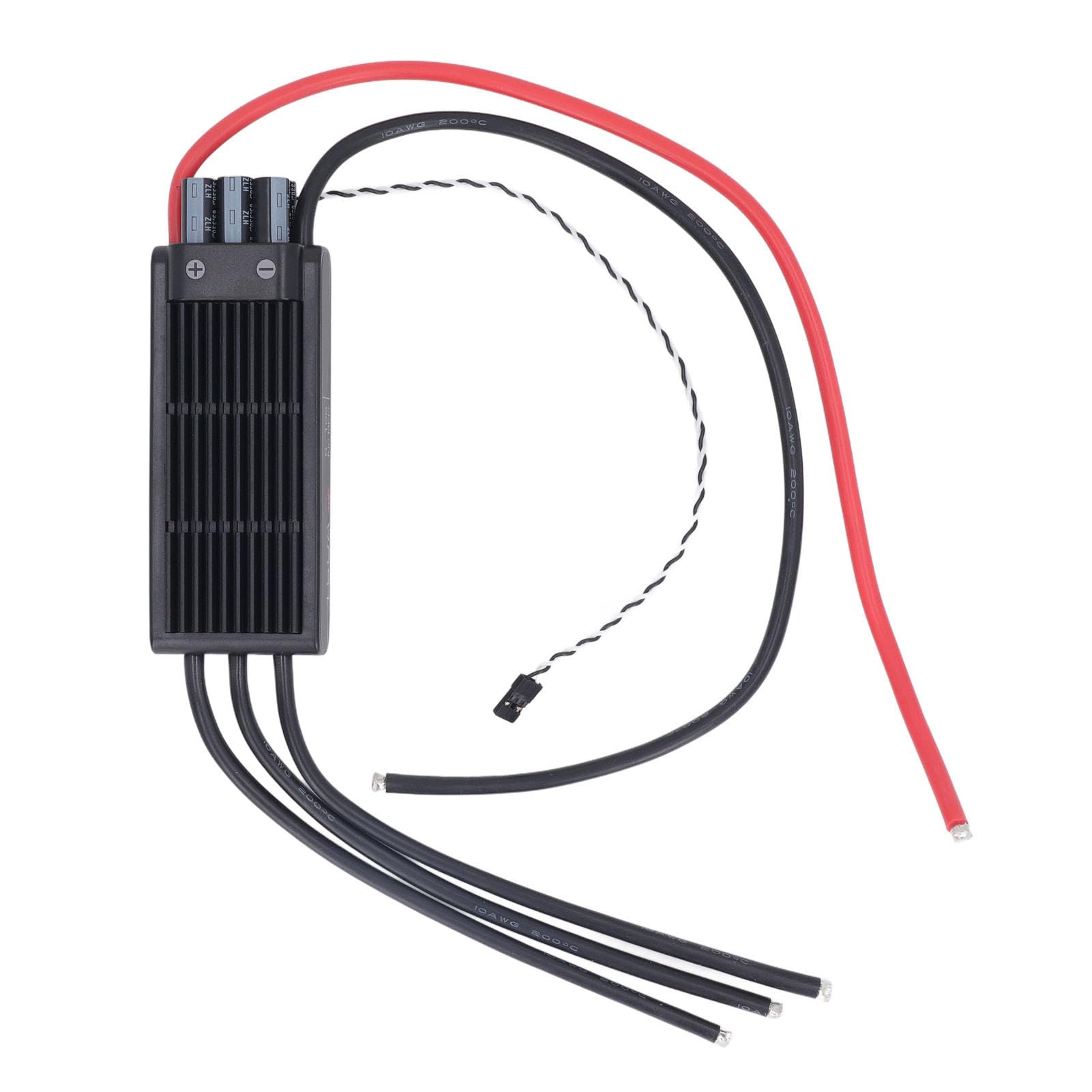 Drfeify 150 A Bürstenloser ESC, Aluminiumlegierung, RC-Drohne, Bürstenloser ESC 5 Bis 12 S, 170 A Spitzengeschwindigkeit, Schnelle Gasannahme, Mehrfachschutz für RC-Flugzeug-Hubschrauber,