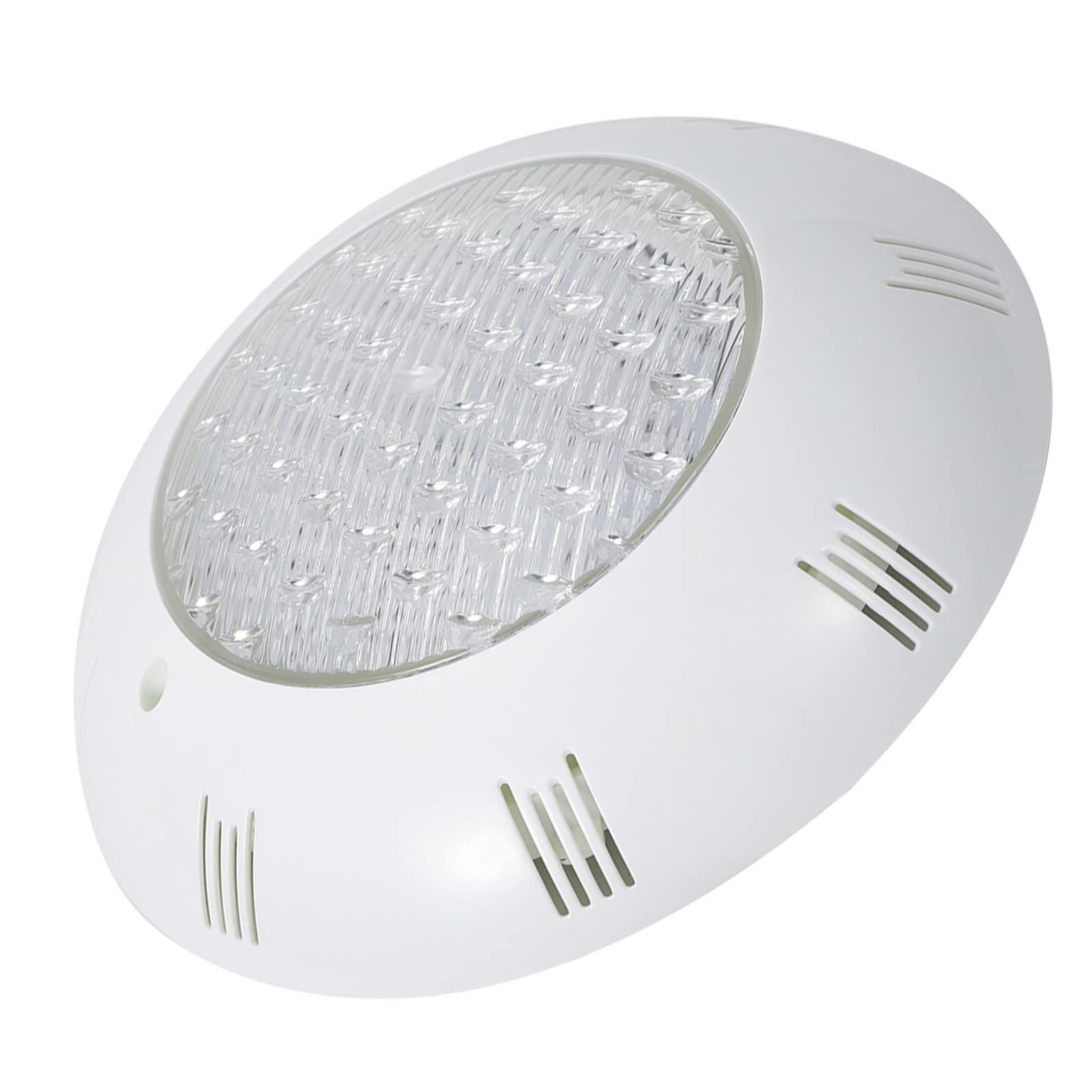FTVOGUE Unterwasserlicht, Kunststoffglas-LED-Schwimmbadleuchte AC12V 15W IP68 Weiße RGB-Fernbedienung für Poolbrunnen-Teich-Landschaftsdekoration (RGB15W)