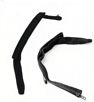 Door Strap for Jeep, Heavy-Duty Door Limiting Strap with Zipper for Jeep Wrangler JK JKU 2007-2018,2Pcs Black