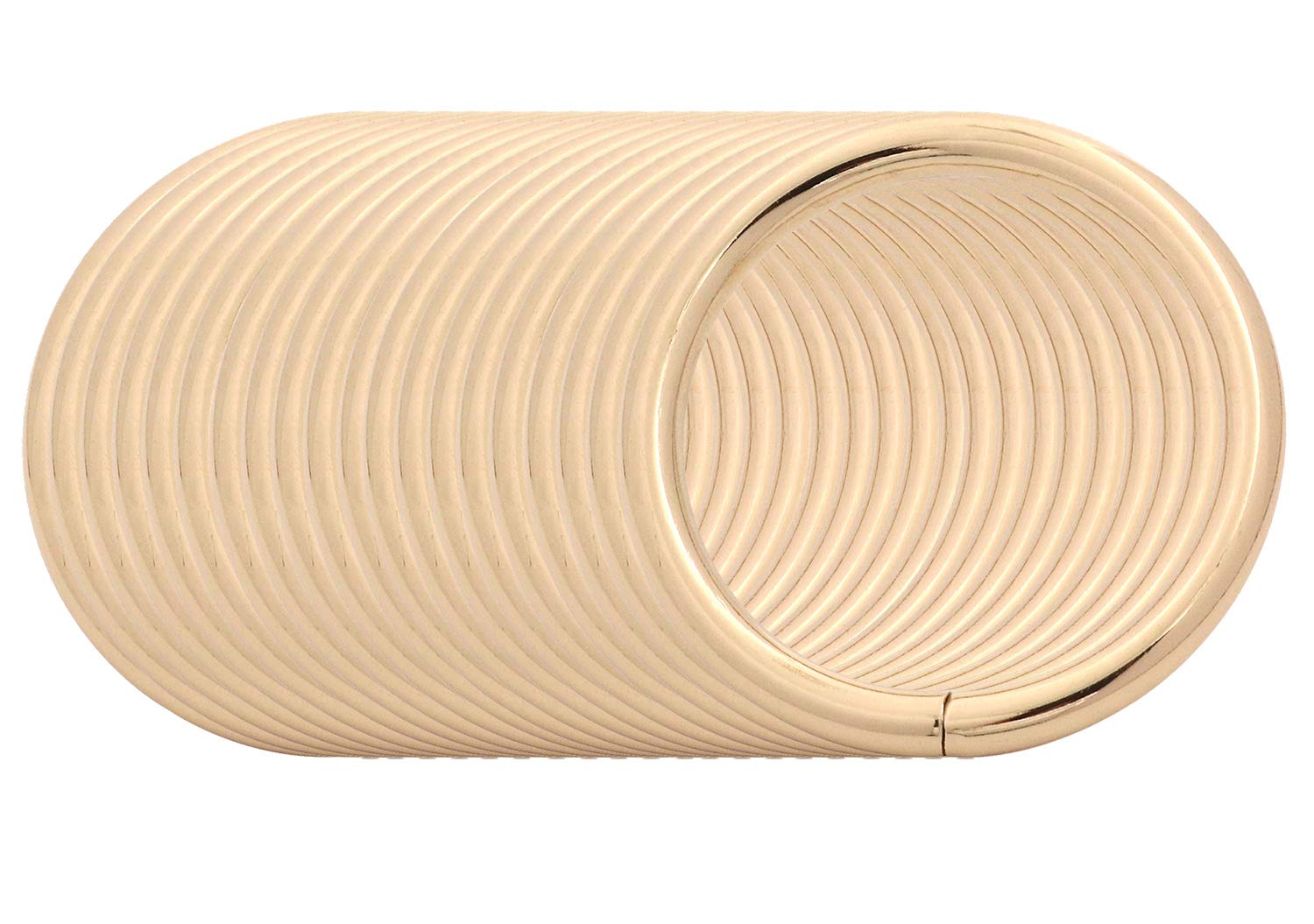 BIKICOCO 1-1/4'' Metal O-Ring Buckle Connector Round Loops Non Welded for Bags Webbing Purse and Belt Straps Light Gold - Pack of 20