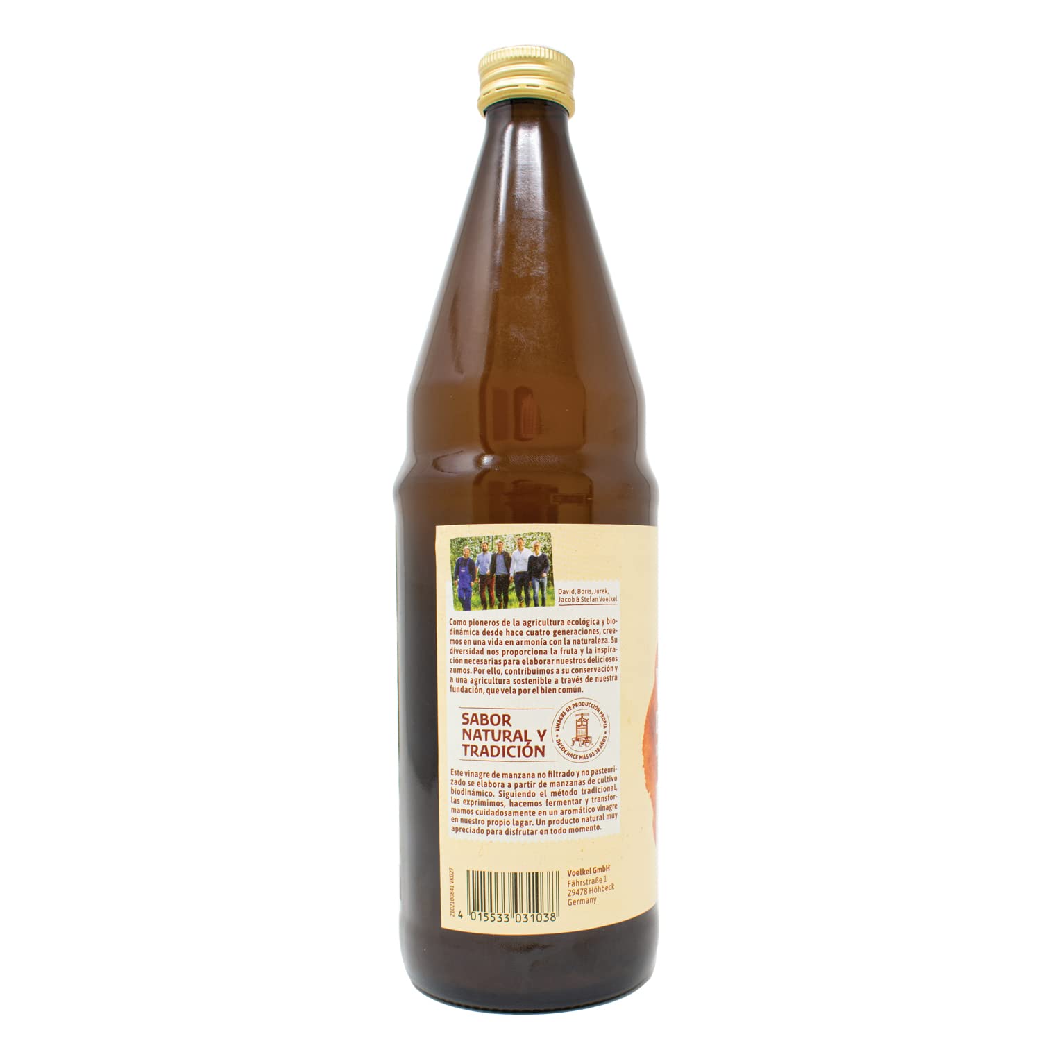 Voelkel Vinagre de Manzana sin Filtrar 750ml Bio
