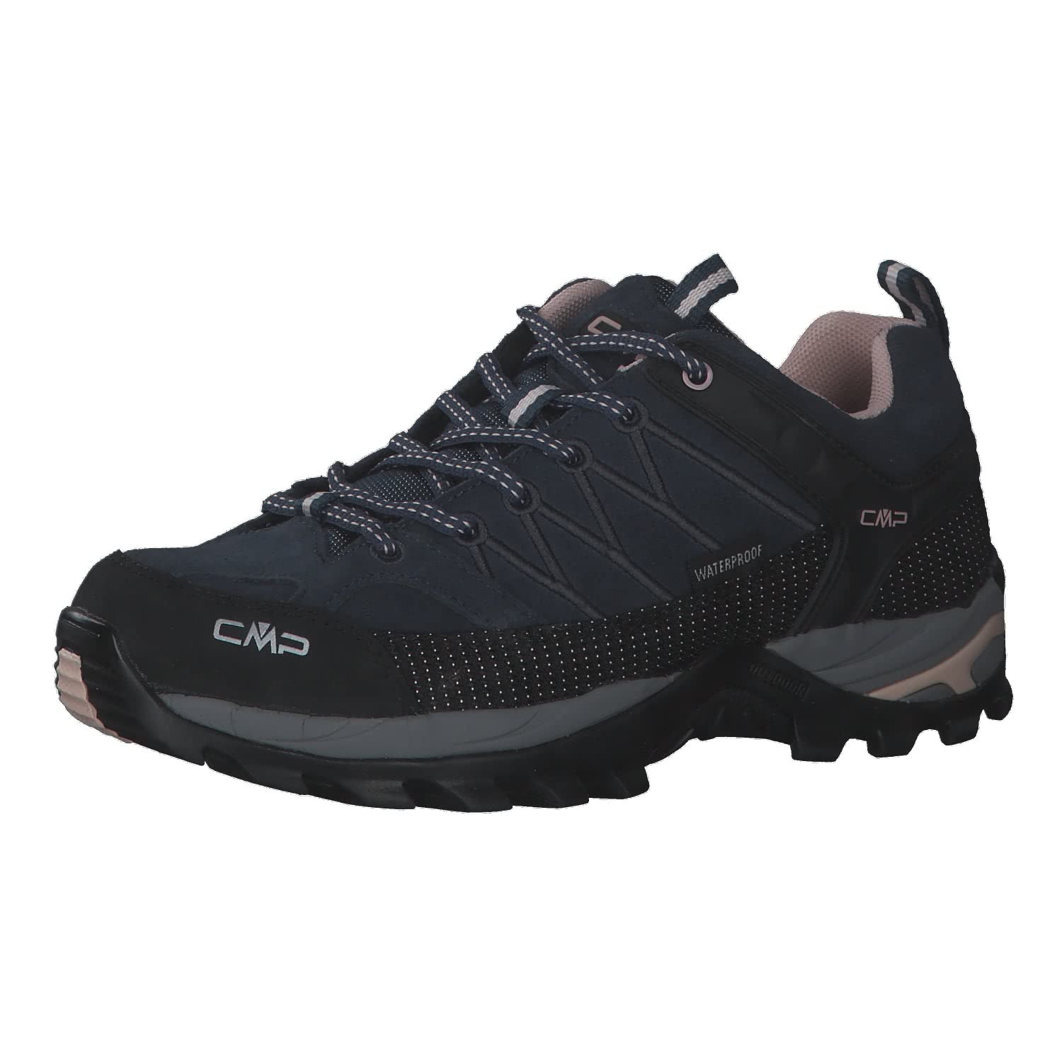 CMP Damen Rigel Low Trekking Shoes, Asphalt-Antracite-Rose, Gr. 39
