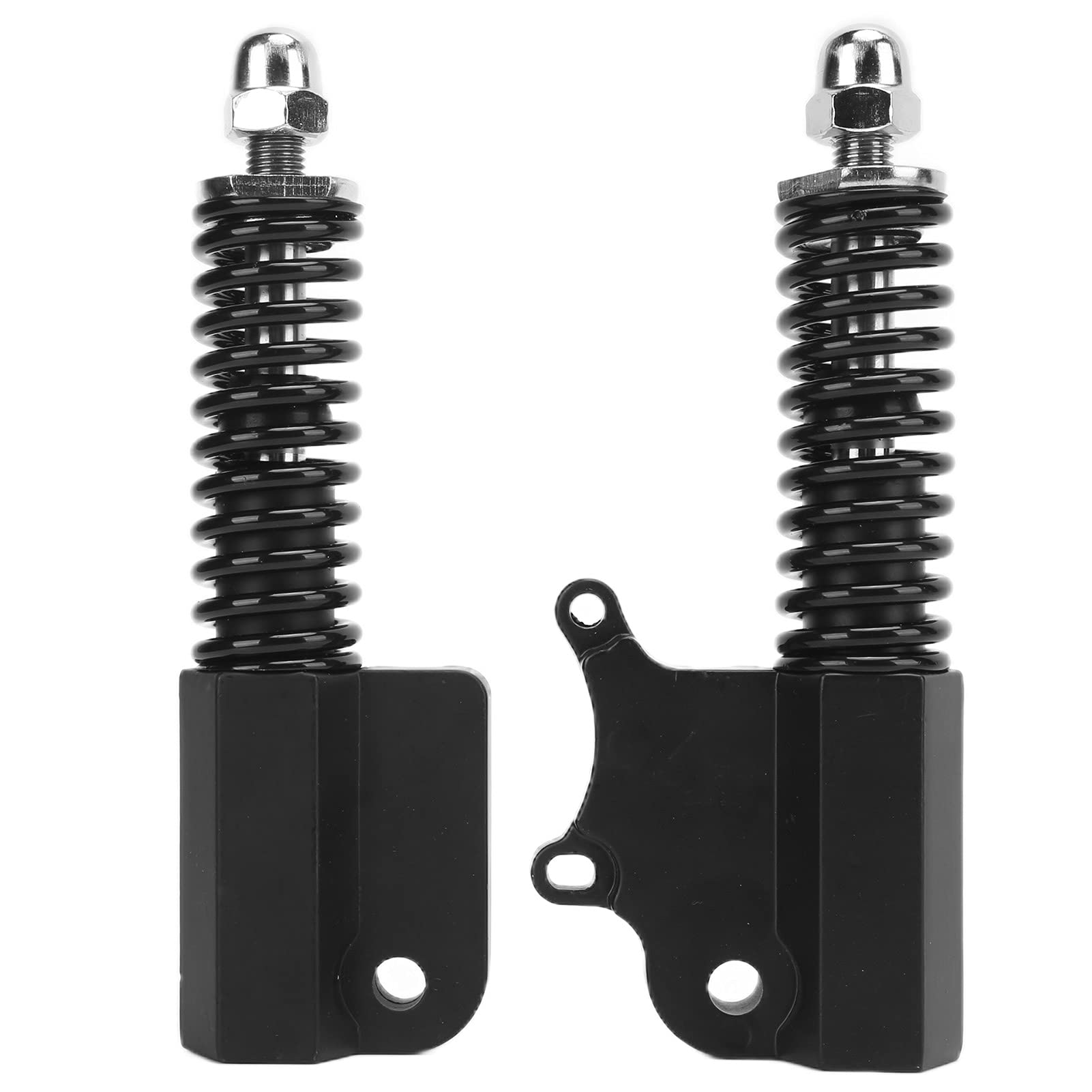 Dioche Suspensión de Amortiguador Hidráulico de 10 Pulgadas para Patinete Eléctrico, Amortiguación de Resorte, Horquilla Delantera Negra de 10 Pulgadas para M4