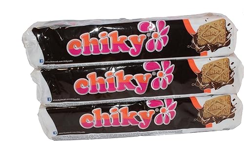 Galletas Pozuelo Chiky Cubiertas de Crema de Chocolate 16 oz Paquete de 3