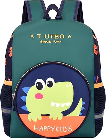 Toddler Backpack For Kids - Cute Small Daypack With Chest Strap & Whistle, 10x4x12 Inch, For School & Travel