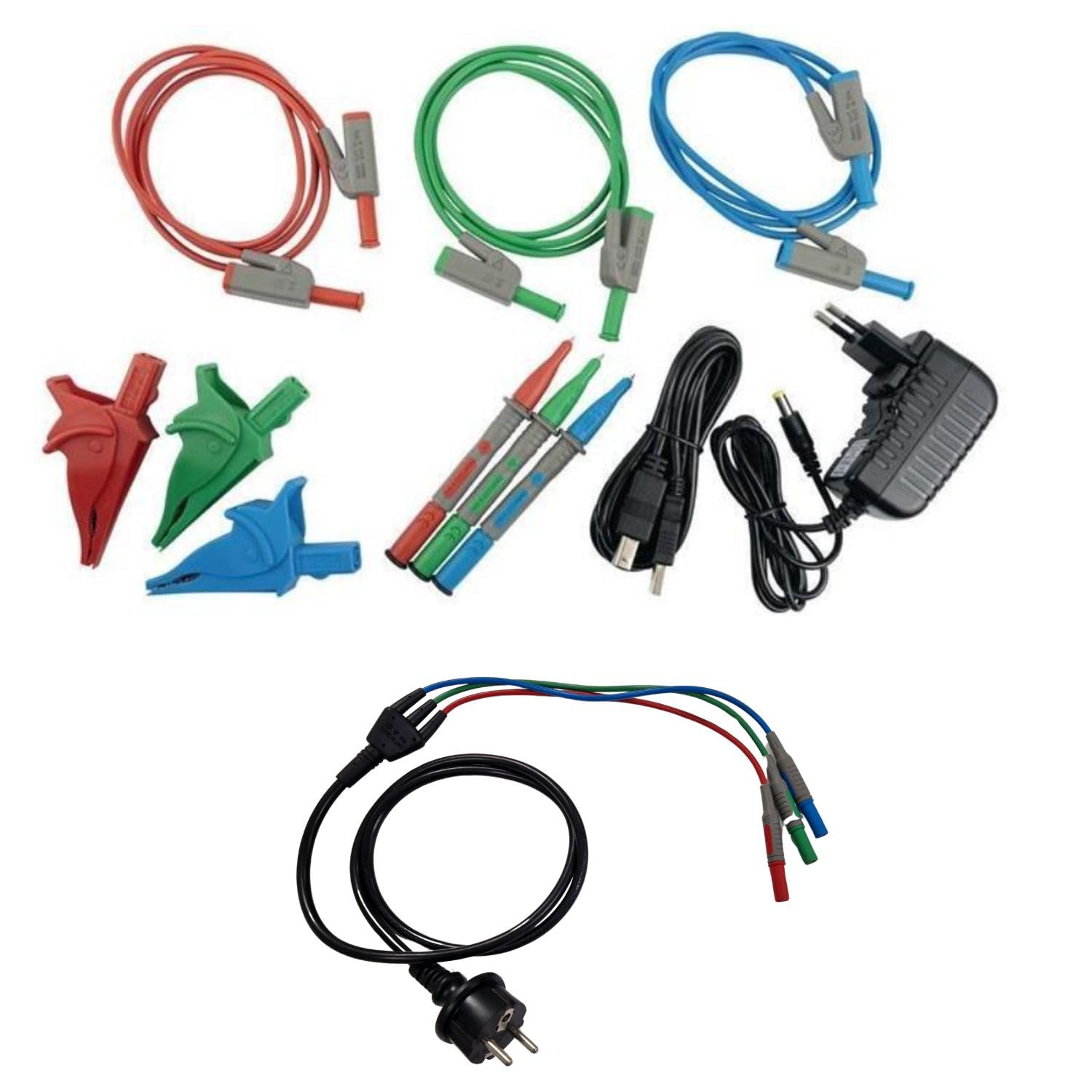 KPS-MULTICHECK6010 Multifunktionales Prüfgerät für elektrische Installationen TRMS - RCD, Schleifenimpedanz, Durchgang, Isolationswiderstand