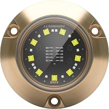 Lumishore SMX24 Eclipse Dual Color Surface Mount LED Underwater Light Blue/White, 60-0533