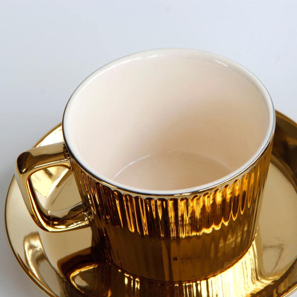 Amazon｜金メッキ茶/コーヒーカップ＆ソーサーセット｜カップ