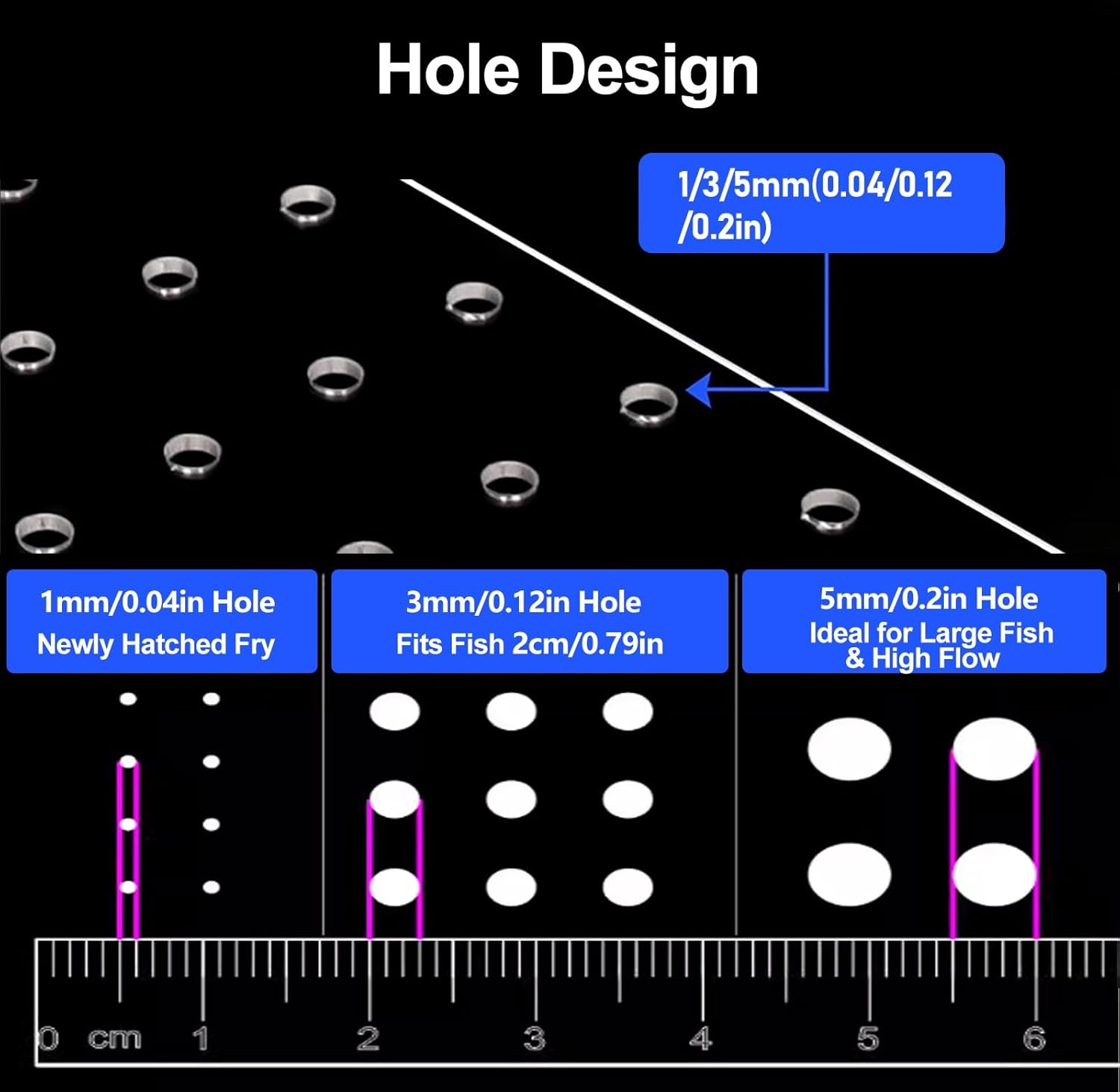 ERRULAN Adjustable Fish Tank Divider, Acrylic Aquarium Isolation Grid Board, Plate Baffle Cover Blocking Fishs Partition Net for Fighting Sick Fishs(Large Fish,75gal (45x120cm))