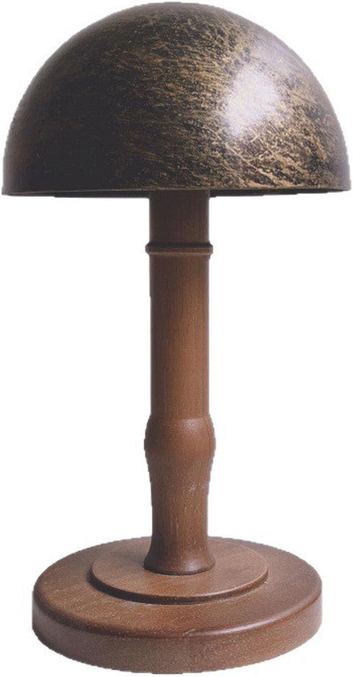 Hat Rack Holder, Portable Iron and Wooden Display Stand, Detachable for Caps, Wigs, Salon and Home Decoration Salon Hat Rack
