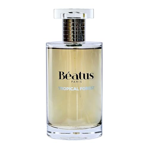 Beatus Paris Tropical Forest - Colonia de lujo para hombre - Fragancia de larga duración - Notas de apertura afrutada con piña, manzana verde, aroma