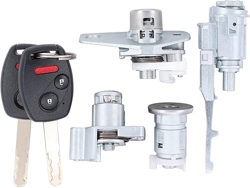 Miniatura 2 de NewYall Interruptor de Encendido Cilindro de Cerradura Cerradura de Barril de Puerta Portón Trasero Maletero y Cerradura de Tapa de Combustible con