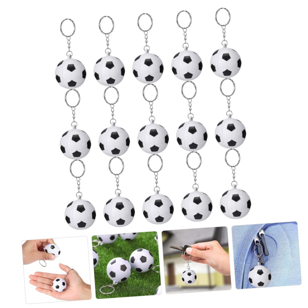 Teiliges Fußball Schlüsselanhänger Adorable Fußball Party Mitgebsel Für Kindergeburtstage Multi Funktion Pendants Für Taschen Und Rucksäcke Kreative Dekoration