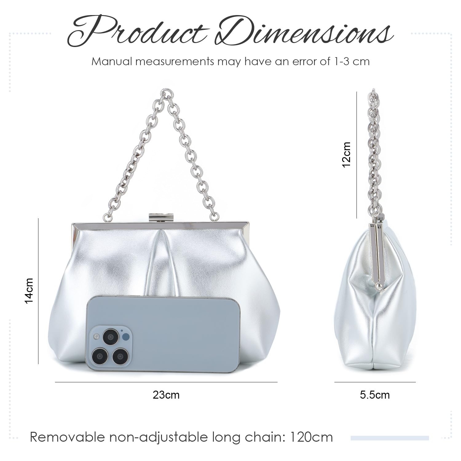 PU Borsa Da Sera In Pelle per Le Donne Crossbody Borsa A Tracolla Pochette Borse