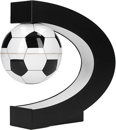 Miniatura 7 de RTLR Balón de fútbol de levitación magnética 100240 V, juguete de fútbol multiusos de baja fricción, material ABS con palo auxiliar para niños,