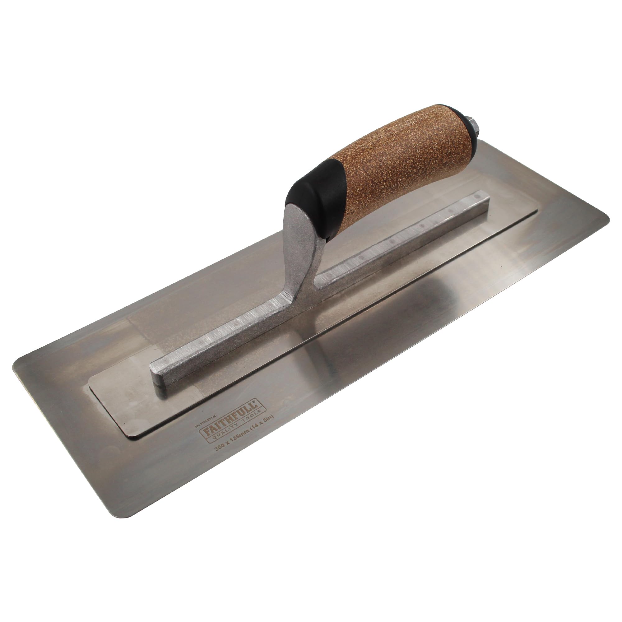 Faithfull Flex Finishing Trowel With Cork Handle 350Mm (14In) Ptflex14c