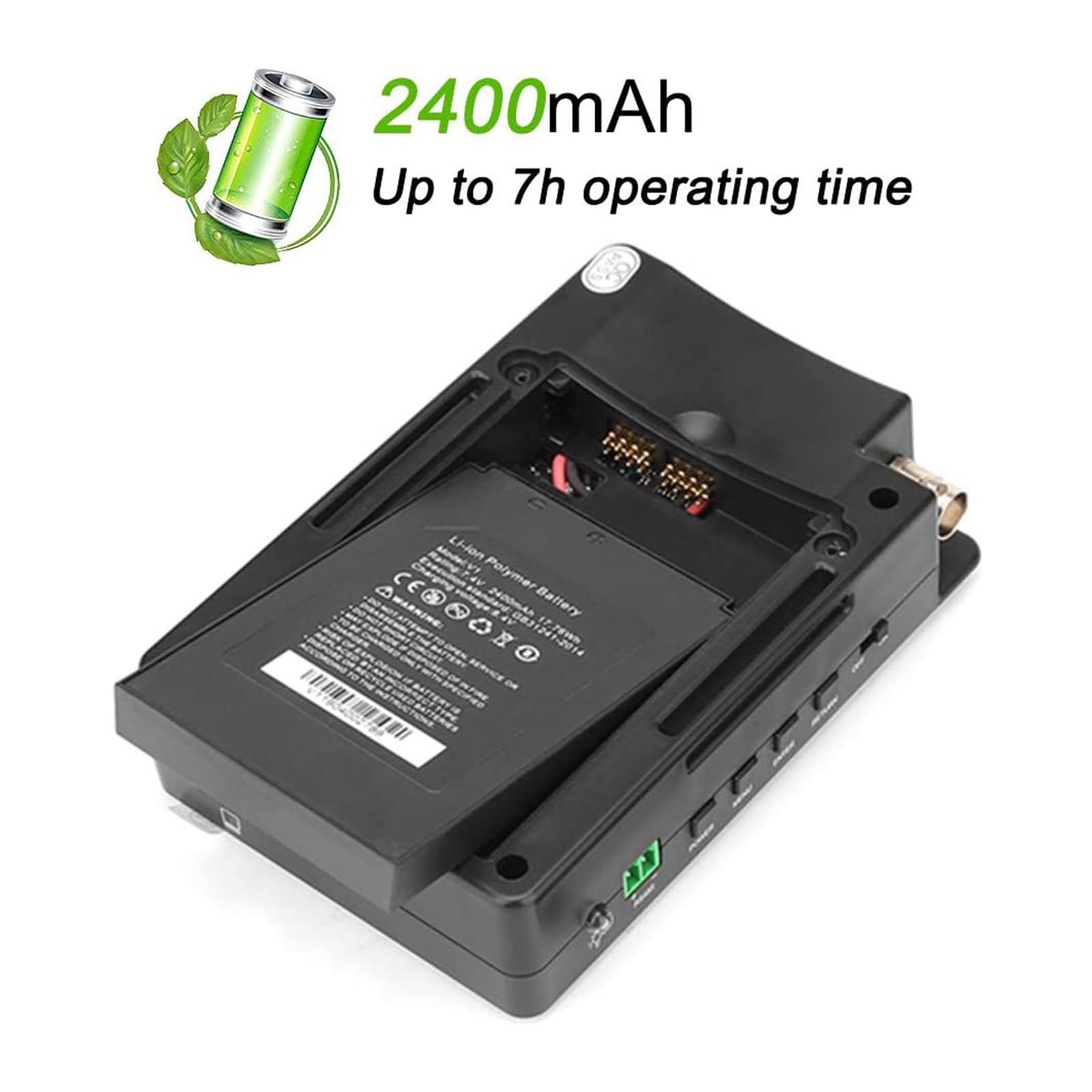Tester for Telecamera CCTV IP analogico 5-in-1 TVI AHD CVI Tester di Sicurezza della Batteria Integrato Test Video PTZ 4K