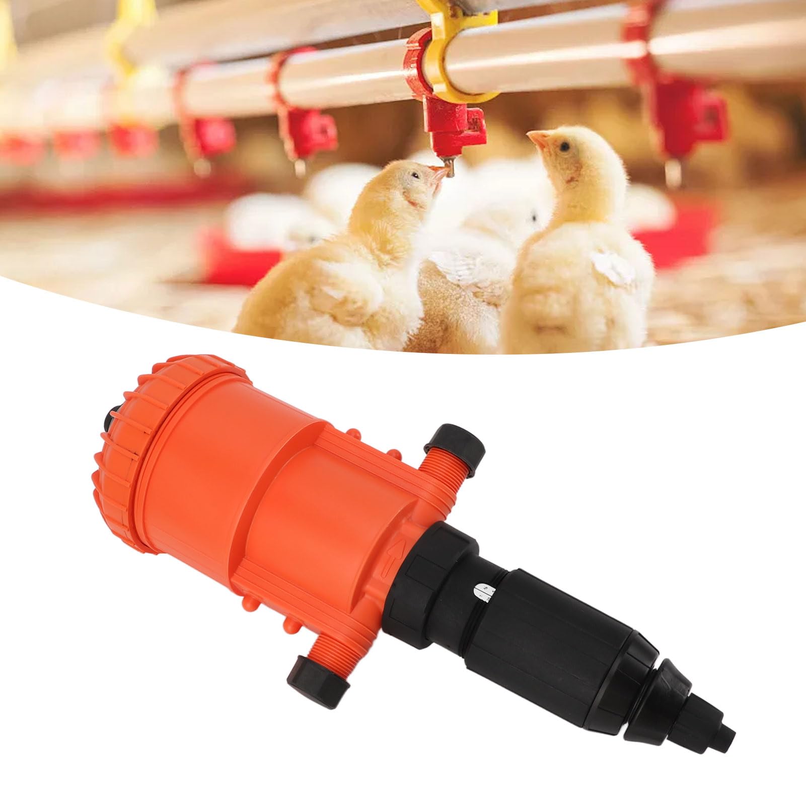 Inyector de Fertilizante Ajustable, Dosificador de Líquido Accionado por Agua Bomba Dosificadora Inyectora de Fertilizante Automática para Jardín, Agricultura, Ganadería,