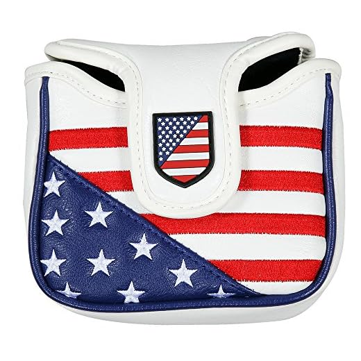 Golf Obsession New USA Large Mallet Putter Headcover with Magnetic Closure for Spider Putter