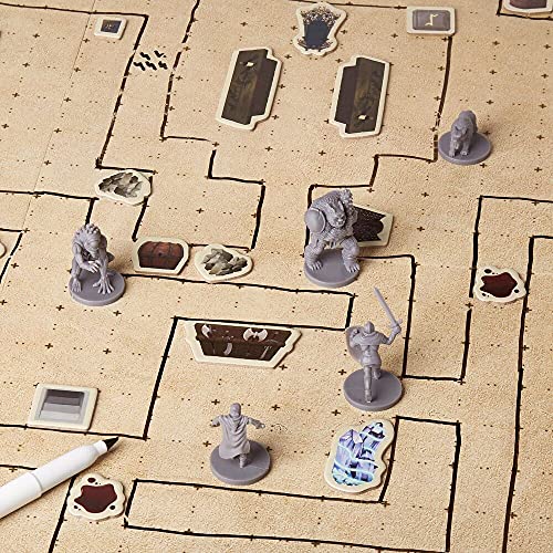 The Master's Atlas: Adventures Blank/Parchment Tabletop Rpg Game Board - 26" X 26" Reusable Double-Sided Board Mat For Creating D&D & Ttrpg Maps – Customizable Gm Accessories For Role Playing Gaming #TOP3