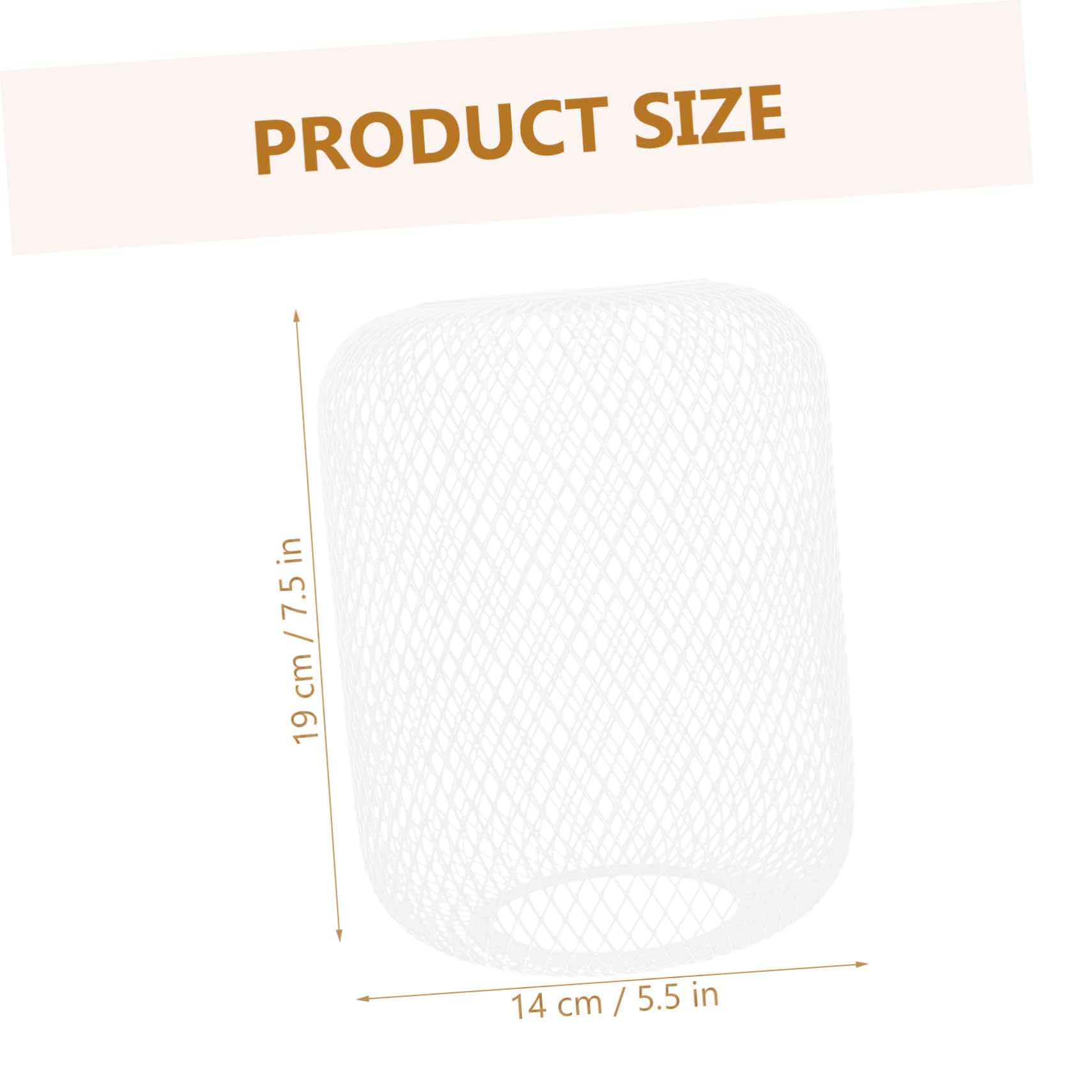 ULDIGI Lamp Shades for Pendant Lamp Hollow Out Simple Design White for Bedroom