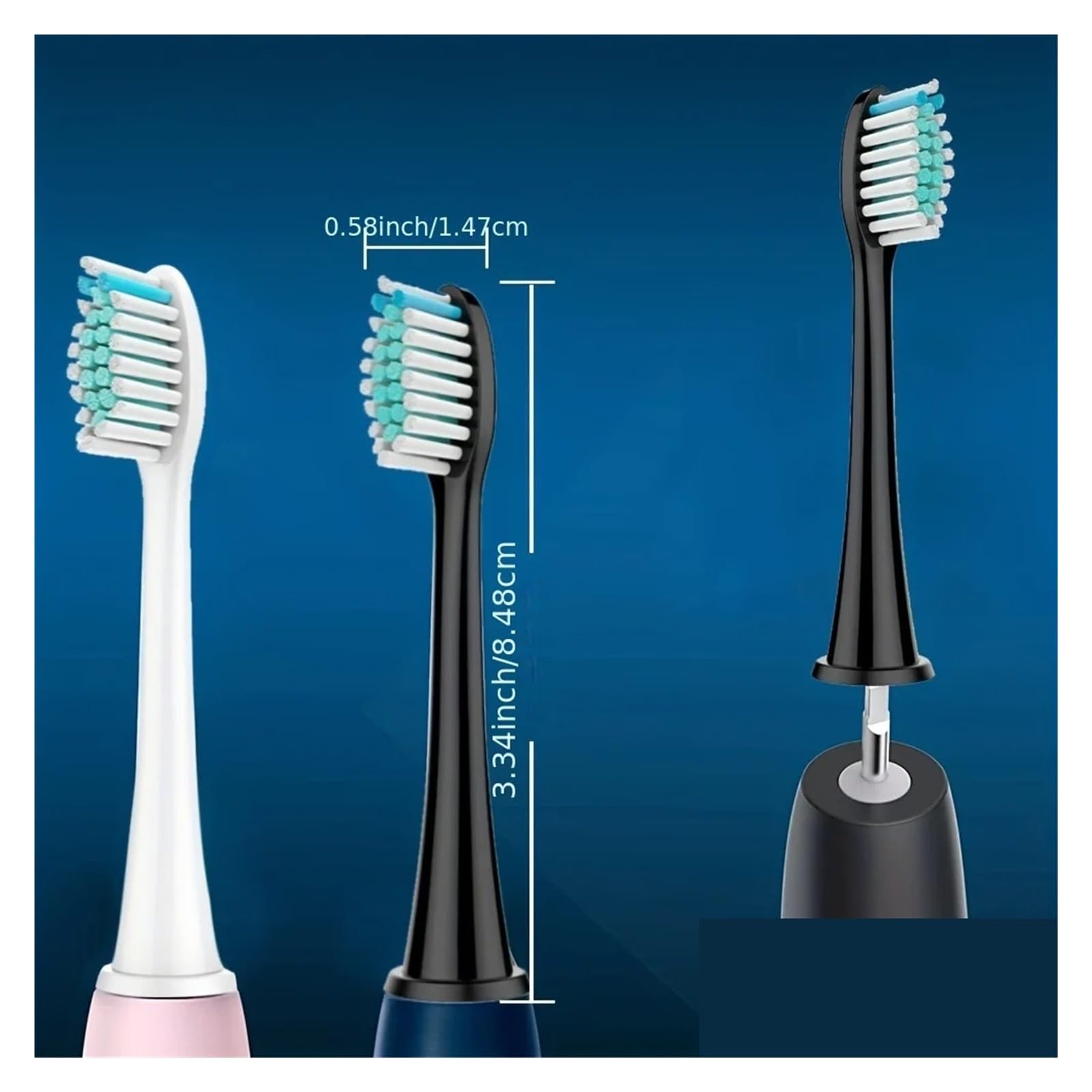 Generico Testine, compatibile con Philips, HX3 HX6 HX9 HX6064