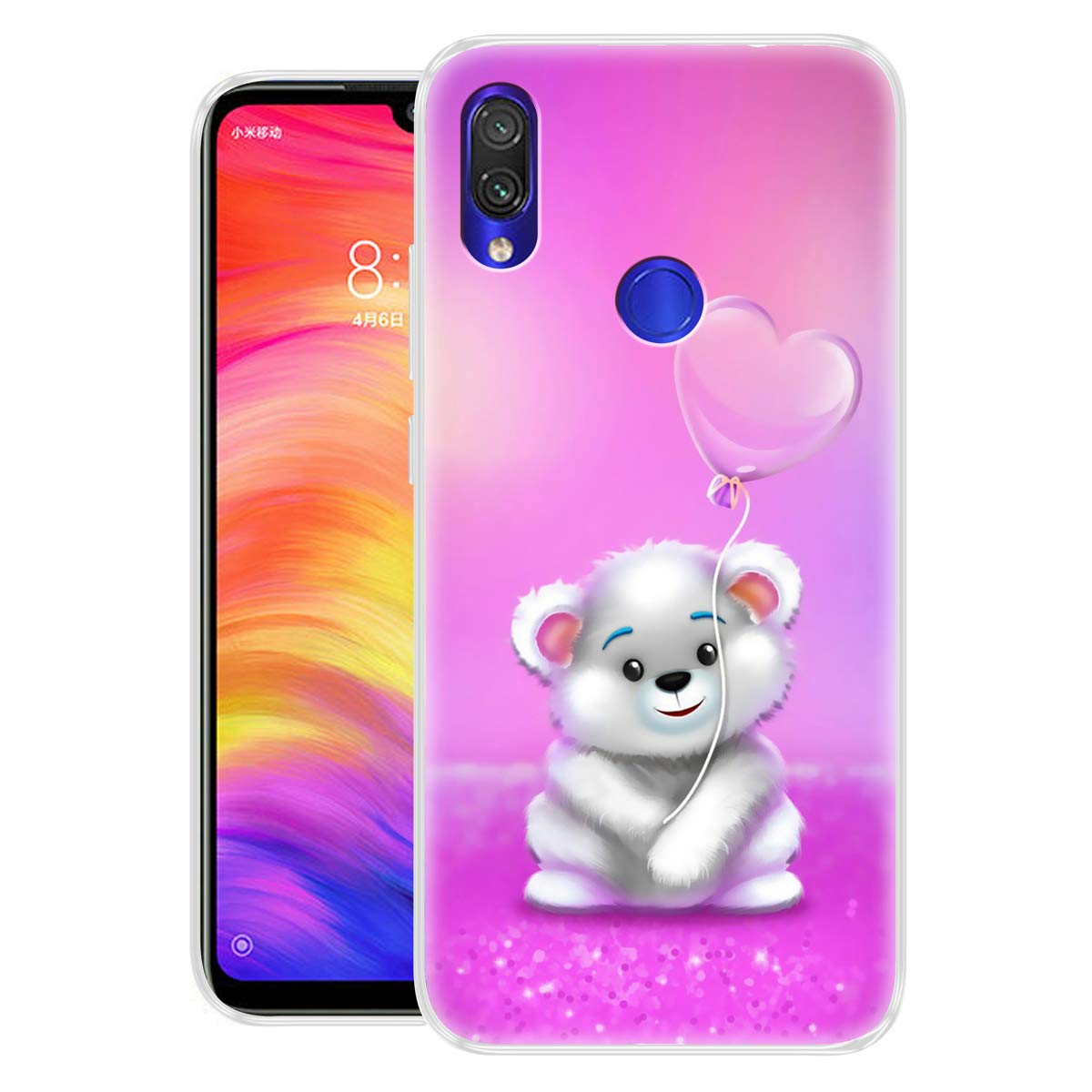 Fashionury Shock Proof Designer Printed Transparent Back Cover for Mi Redmi Note 7 / Note 7S/ Note 7 Pro White Teddy Xiaomi Redmi Note 7S Back Case Cover Shock Proof Designer Printed Back Cover (B07RZQ2D5N) Amazon Price History, Amazon Price Tracker