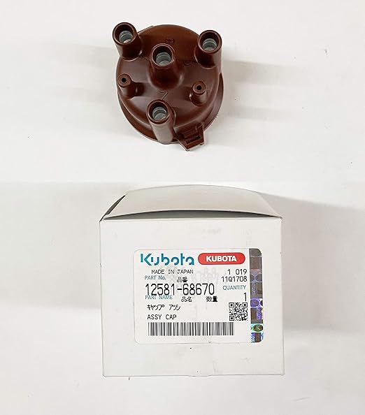 New Genuine KUBOTA Engine WG600 WG750 Distributor Cap 12581