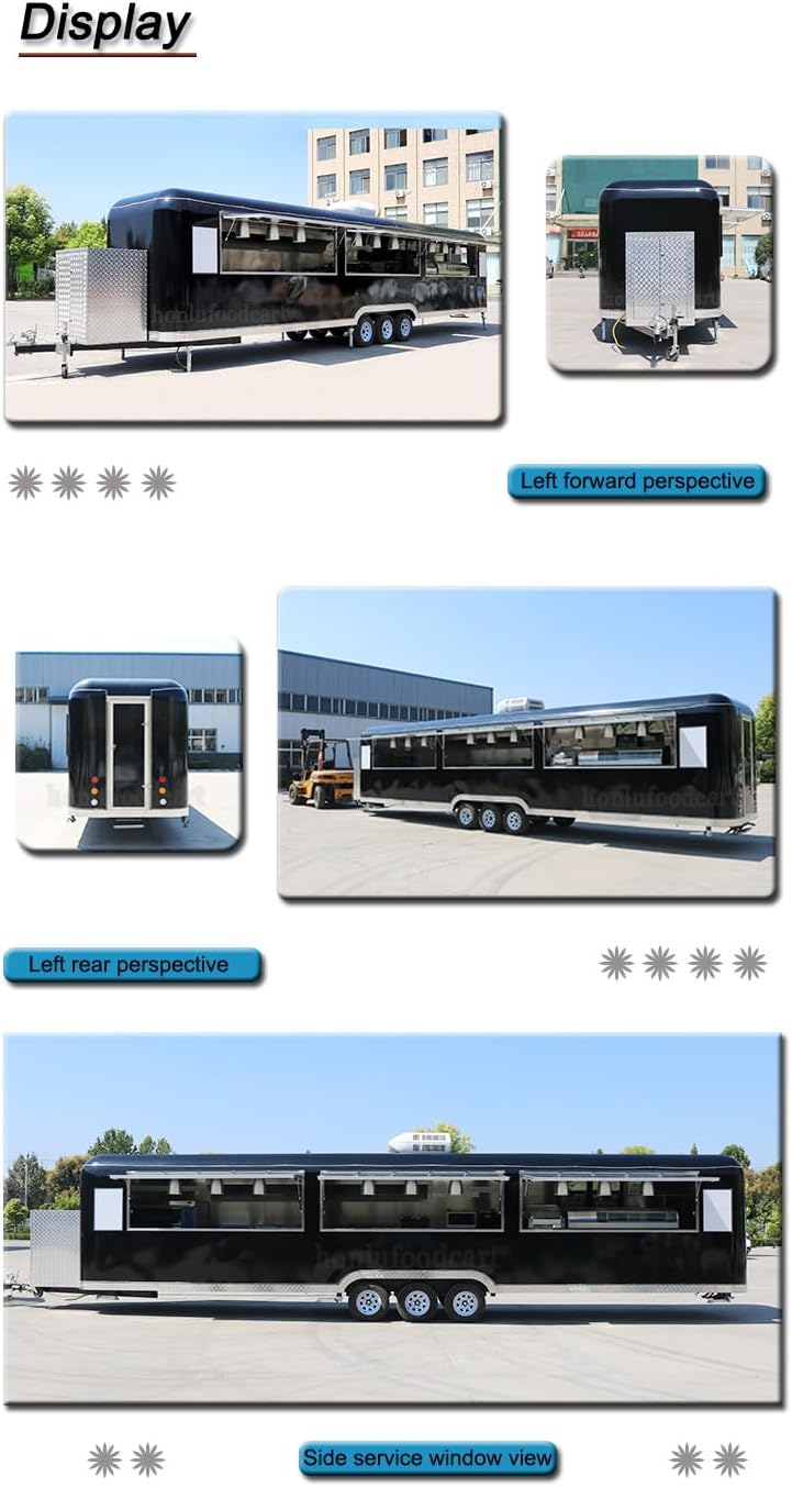High-Capacity Food Trucks for Sale - Fully Equipped with Sustainable Power, Ample Storage, and Clean Water Management for Mobile Food Vending & Start-Up Success!