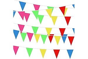 Multicolor Triangle Flag Banner
