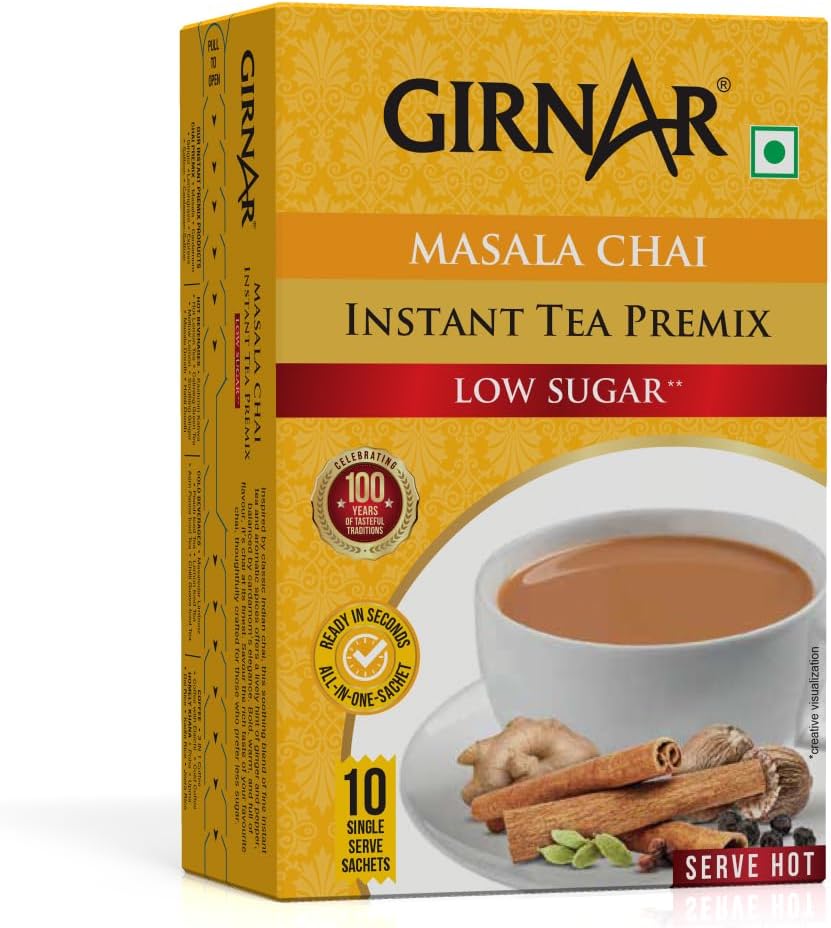 Girnar Instant Premix With Masala (10 Sachets Low Sugar)