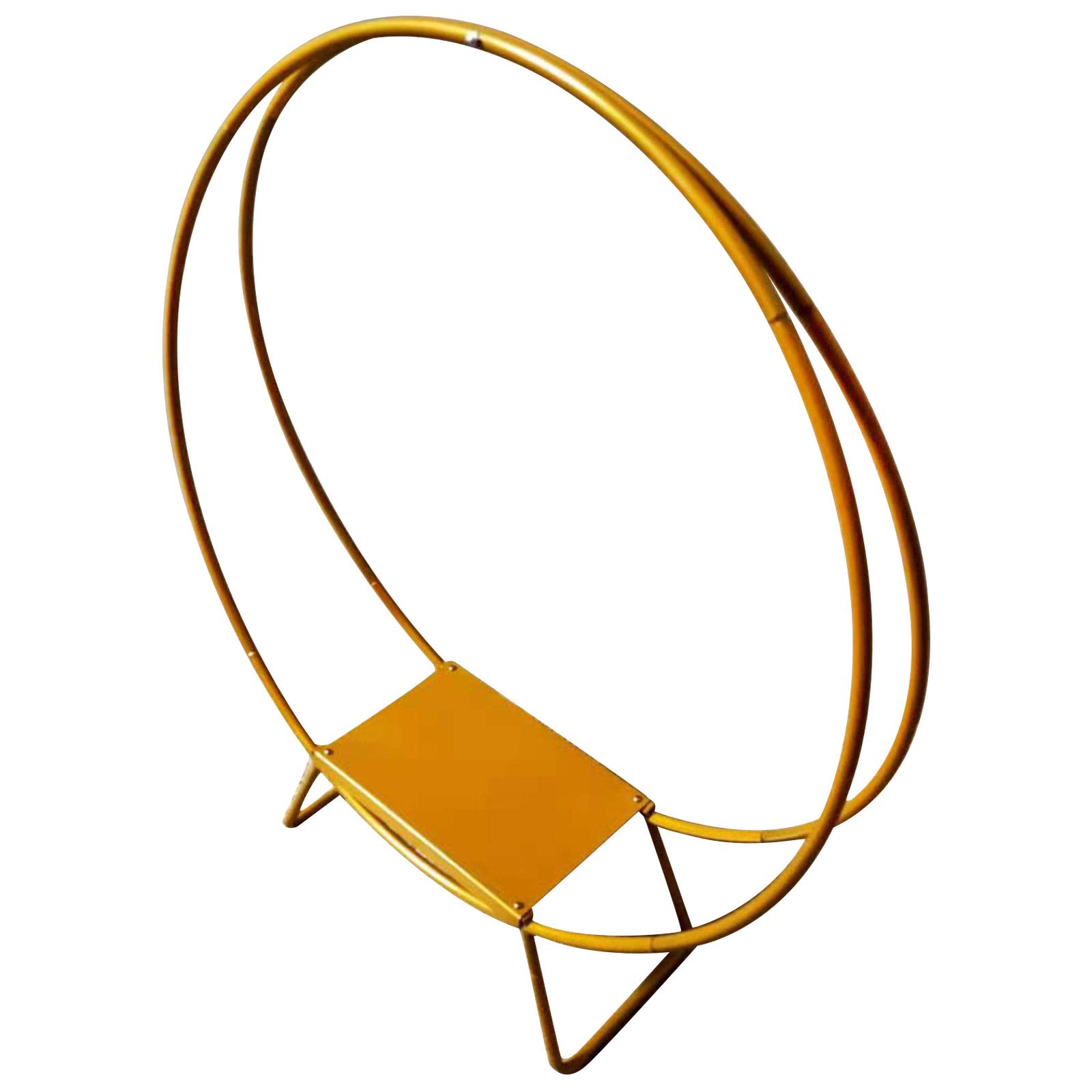 Soporte para tartas doble Hoop, 80 cm, dorado, soporte para tartas, soporte para flores, decoración de boda, salón de banquetes (dorado)