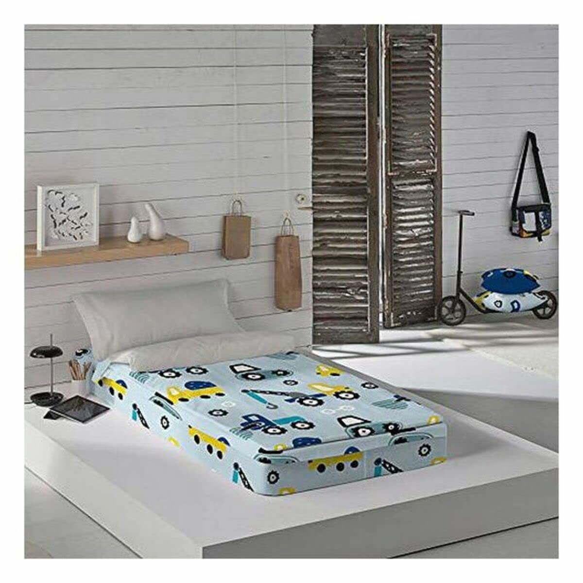 Copripiumino, struttura per letto da 90 cm.
