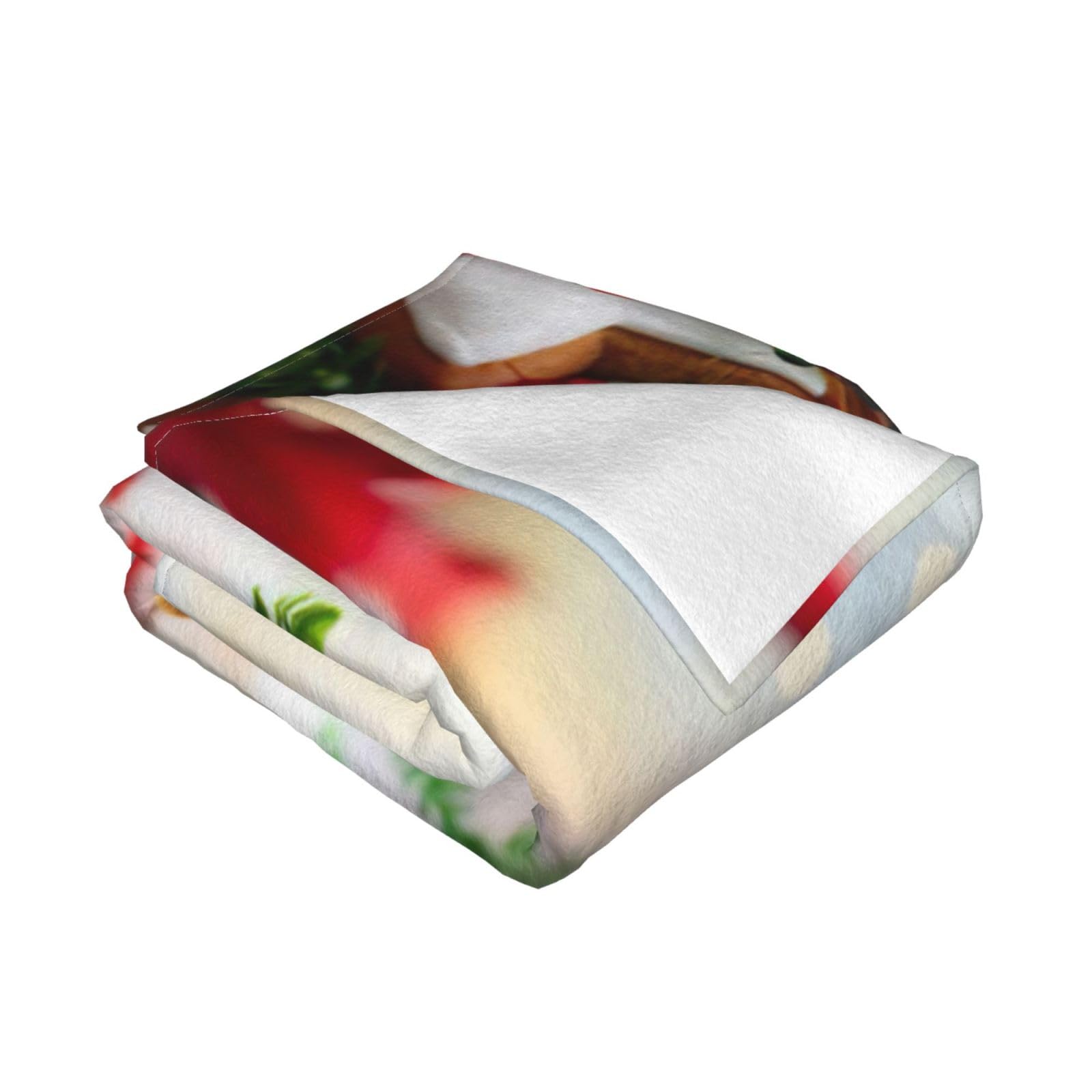 Coperta in flanella, super morbida, 203,2 x 152,4 cm, calda coperta e copriletto, leggera e comoda, per divano e letto, con nuvole colorate, per tutte le stagioni