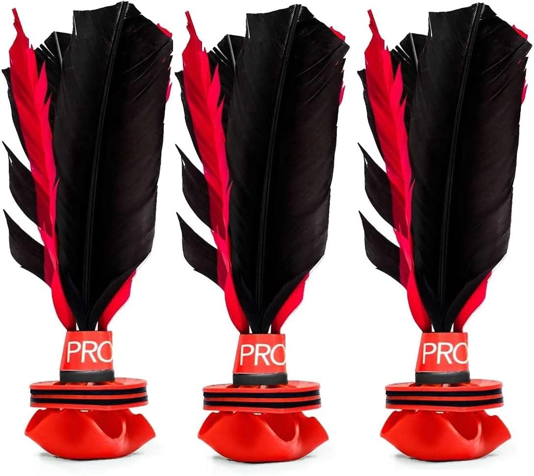 Kickit Pro-Trainer | The Official Pro-Trainer Badminton Meets Soccer | Play Outdoors, Indoors or Backyard, Beach or Tailgate (3-Pack)