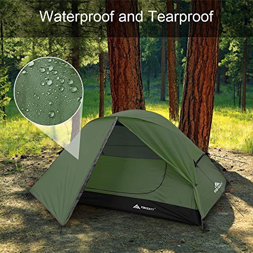 Forceatt Camping Tent 2/3 Person, Backpacking Tent Waterproof Windproof, Instant Tent With Rain Fly For Camping Hiking #TOP4