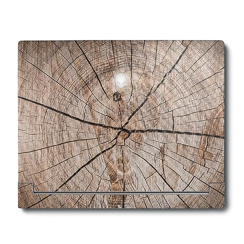 Image of MightySkins Carbon Fiber Skin Compatible with Alienware X16 R1 (2023) Full Wrap Kit - Tree Rings | Protective, Durable Textured Carbon Fiber Finish | Easy to Apply & Change Styles | Made in The USA
