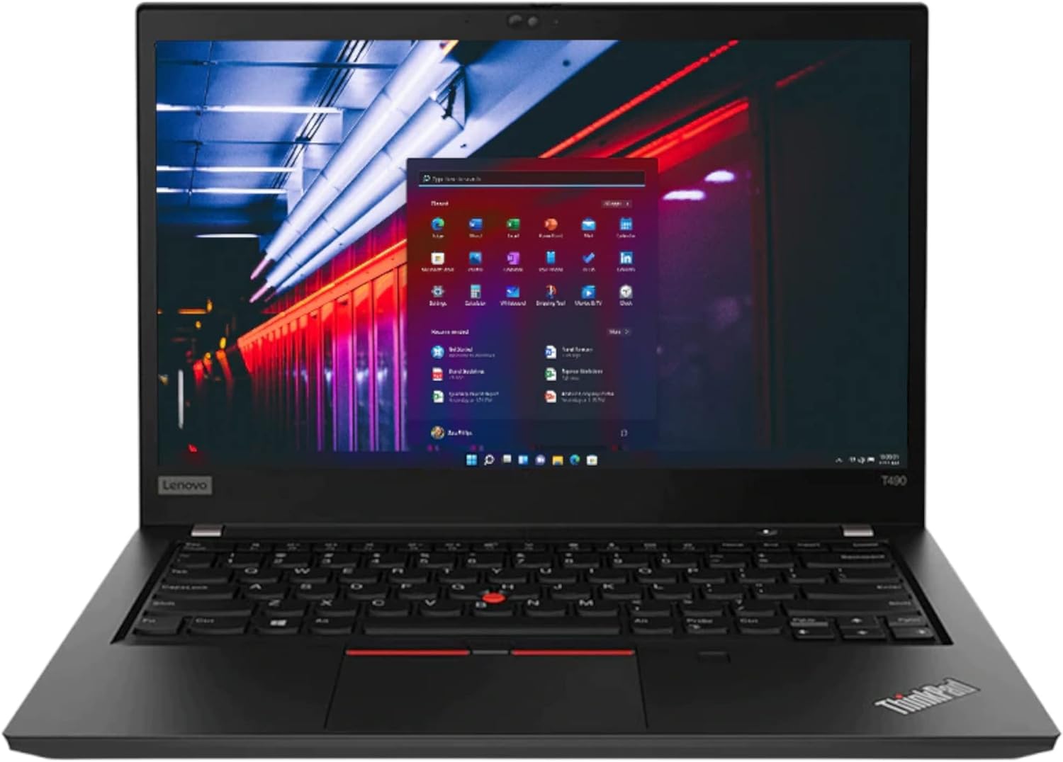 Lenovo ThinkPad T490 i5-8265U Ordinateur portable 14" FHD 16 Go 256 Go Webcam Win 11 Pro Garantie 24 mois reconditionné